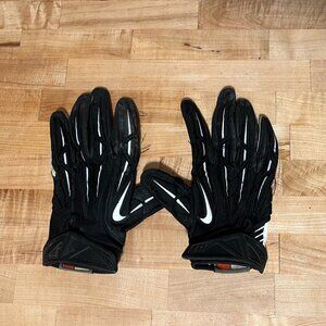Used Men's Large Nike Superbad Football Gloves Black